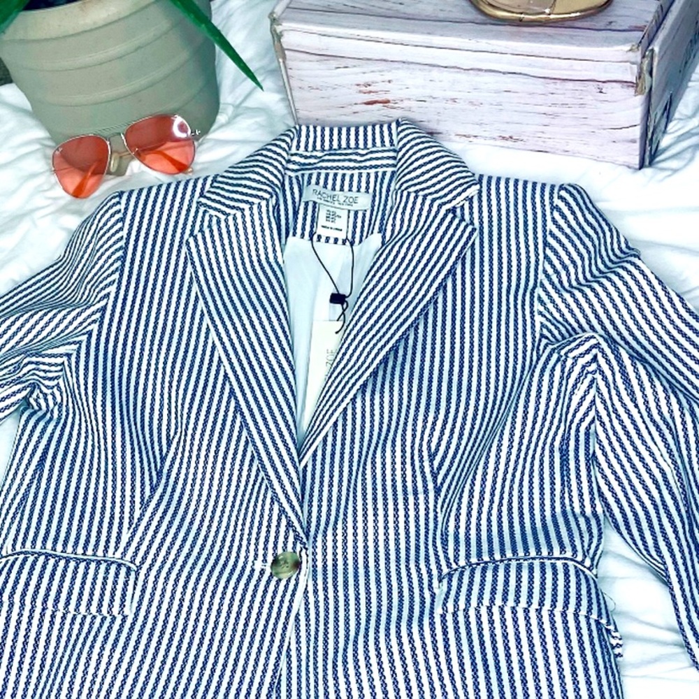 Blue / White Blazer